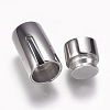Tarnish Resistant 304 Stainless Steel Bayonet Clasps STAS-O114-031P-D-3