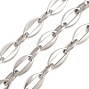 201 Stainless Steel Oval Link Chains CHS-H118-14P-1