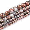 Baking Paint Glass Beads Strands DGLA-N003-10mm-B05-2