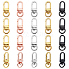   20Pcs 5 Colors Zinc Alloy Swivel Clasps Set PALLOY-PH0001-93-1