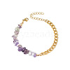 Natural Amethyst Beaded Bracelets PW-WG30470-06-1