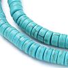 Synthetic Turquoise Beads Strands TURQ-G110-4x2mm-09-3