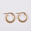 304 Stainless Steel Hoop Earrings X-EJEW-P040-20-A-2