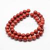 Natural Red Jasper Beads Strands G-E375-10mm-03-3