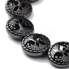Non-Magnetic Synthetic Hematite Beaded Stretch Bracelets BJEW-H589-01E-2