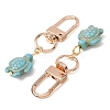 20Pcs Sea Turtle Synthetic Turquoise Pendant Decorations HJEW-CP00071-2