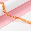 Transparent Glass Beads Strand GLAA-F112-04F-2