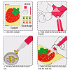 SUNNYCLUE DIY Diamond Painting Stickers Kits For Kids DIY-SC0011-46-3