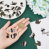 SUPERFINDINGS 20Pcs 5 Style Music Theme Charm ENAM-FH0001-47-3