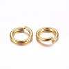 304 Stainless Steel Open Jump Rings X-STAS-O098-02G-18-2