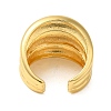 Brass Open Cuff Rings RJEW-A048-09G-3