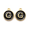 Golden Plated Alloy Charms ENAM-S118-02G-1