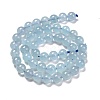 Natural Aquamarine Beads Strands G-D0013-75B-2