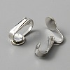 Brass Clip on Earring Findings LS-KK-WH0047-67P-2