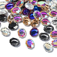 Flat Back K9 Glass Rhinestone Cabochons MRMJ-YW0001-064A