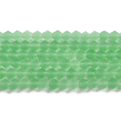 Imitate Austrian Crystal Frosted Glass Beads Strands LS-EGLA-A039-T3mm-MD24-1