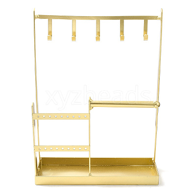 Rectangle Iron Jewelry Display Stands ODIS-F001-01G-1