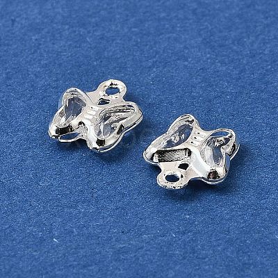 Brass Glass Charms KK-R216-19S-1