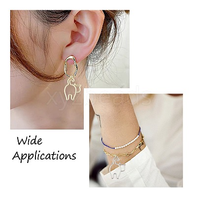 20Pcs 2 Colors Alloy Open Back Bezel Pendants FIND-FS0005-14-1