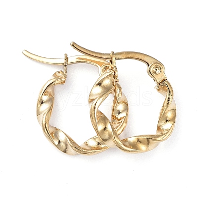 201 Stainless Steel Hoop Earrings LS-EJEW-I245-07C-1