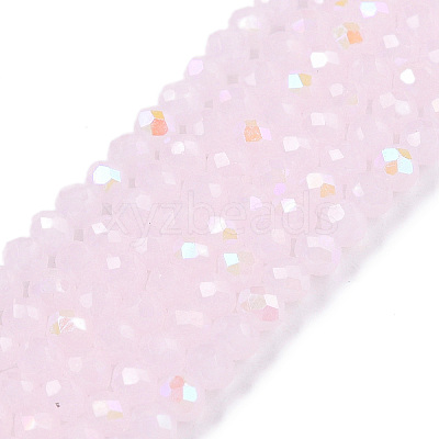 Electroplate Glass Beads Strands EGLA-A044-J1mm-L02-1