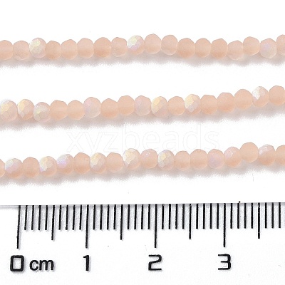 Imitation Jade Glass Beads Strands EGLA-A034-T2mm-MB21-1