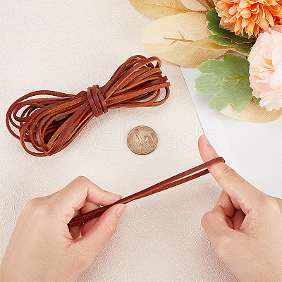 Cowhide Leather Cord WL-WH0008-05C-1