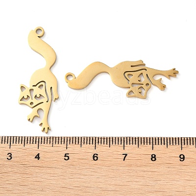 304 Stainless Steel Pendants STAS-R116-03G-1