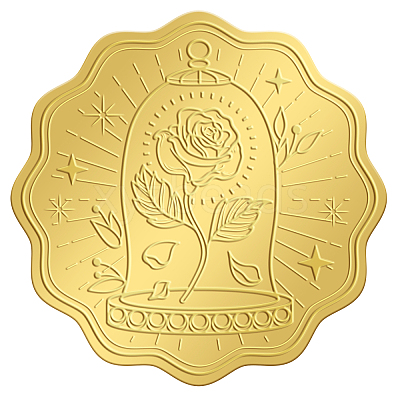 Self Adhesive Gold Foil Embossed Stickers DIY-WH0211-213-1