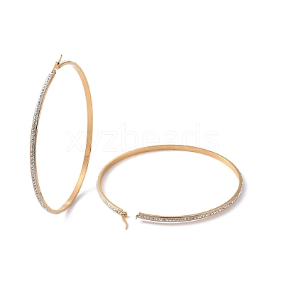 304 Stainless Steel Hoop Earrings EJEW-N0031-11G-01I-1