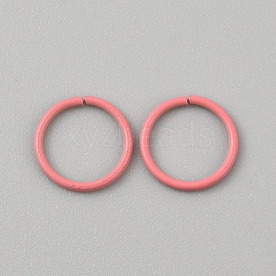 Baking Paint Iron Open Jump Rings FIND-WH0152-938B-05-1