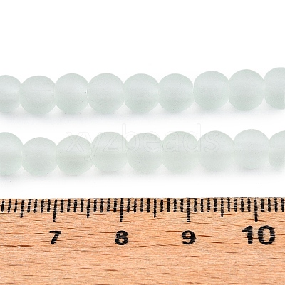 Baking Paint Transparent Glass Bead Strands GLAA-S031-12mm-29-1