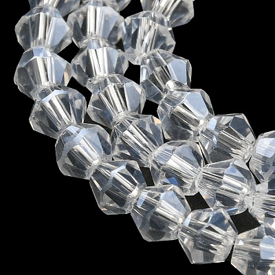 Transparent Electroplate Glass Beads Strands EGLA-A039-T3mm-A13-1