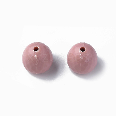 Opaque Acrylic Beads MACR-S373-10A-A14-1