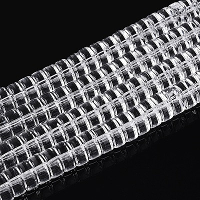 Transparent Glass Beads Strands GLAA-N026-2x4mm-T06-1
