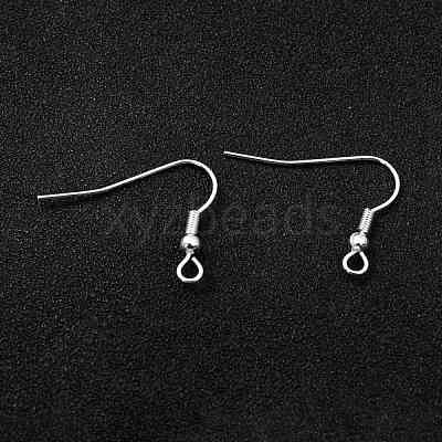 304 Stainless Steel Earring Hooks X-STAS-L258-001B-S-1