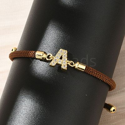 Adjustable Nylon Cord Bracelets BJEW-C096-01G-01-1