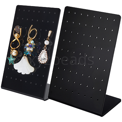 4Pcs Acrylic Earring Displays EDIS-SP0001-04B-1