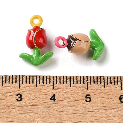 Alloy Enamel Pendants AL-CBAEAA8-01-1