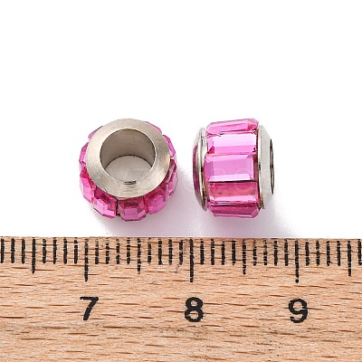Brass European Beads KK-F894-16P-01-1
