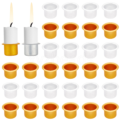 20Pcs 2 Colors Aluminum Candle Cup FIND-PH0004-53-1