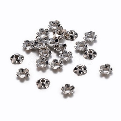 Tibetan Style Flower Bead Caps K0PCP081-1
