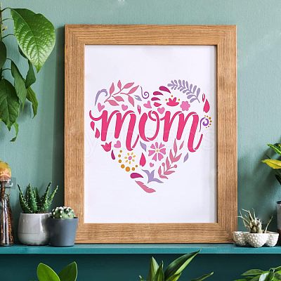 Plastic Reusable Drawing Painting Stencils Templates DIY-WH0172-388-1