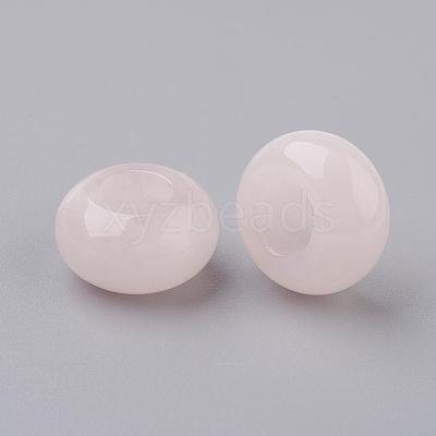 Natural Rose Quartz European Beads X-G-G740-14x8mm-08-1