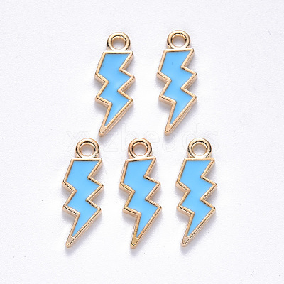 Alloy Enamel Pendants ENAM-N054-025E-1