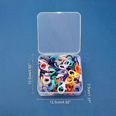 Plastic Lobster Claw Clasps KY-FH0001-02-1