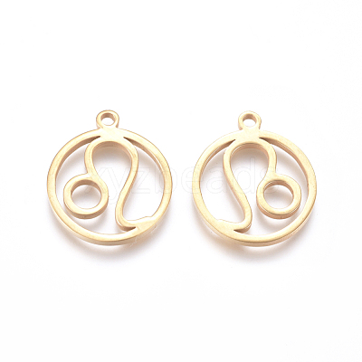 201 Stainless Steel Pendants STAS-D231-03G-1