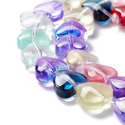 Transparent Glass Beads Strand GLAA-F112-01H-1