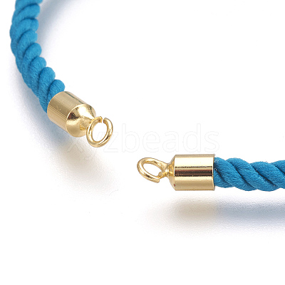 Cotton Cord Bracelet Making KK-F758-03B-G-1