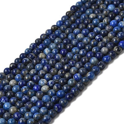 Natural Lapis Lazuli Beads Strands G-F561-5mm-G-1